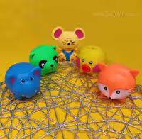 پوپت 5 عددی chicoo مدل حیوانات