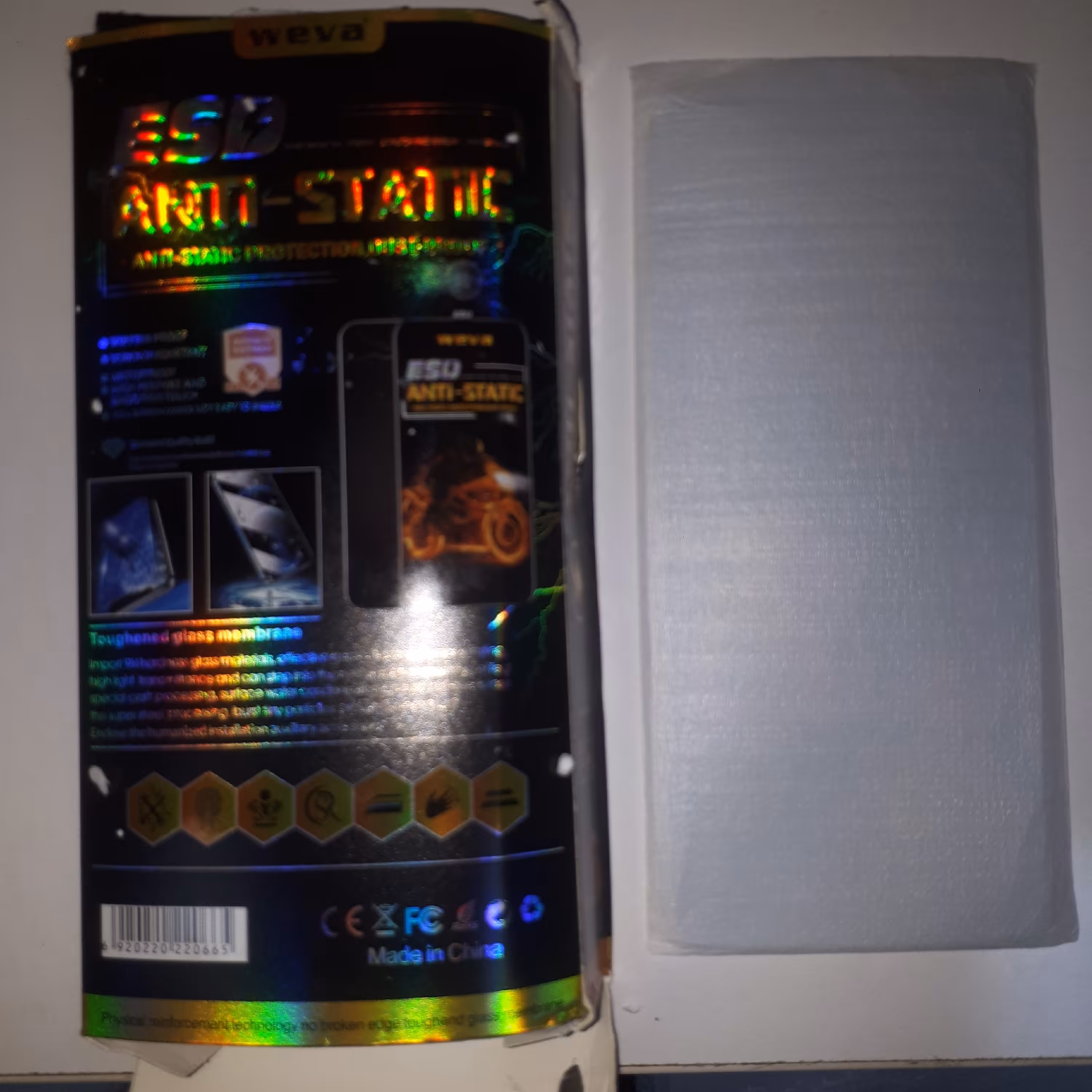 محافظ صفحه نمایش گوشی تلفن همراه ( گلس)انتی استاتیک برا مدل های مختلف