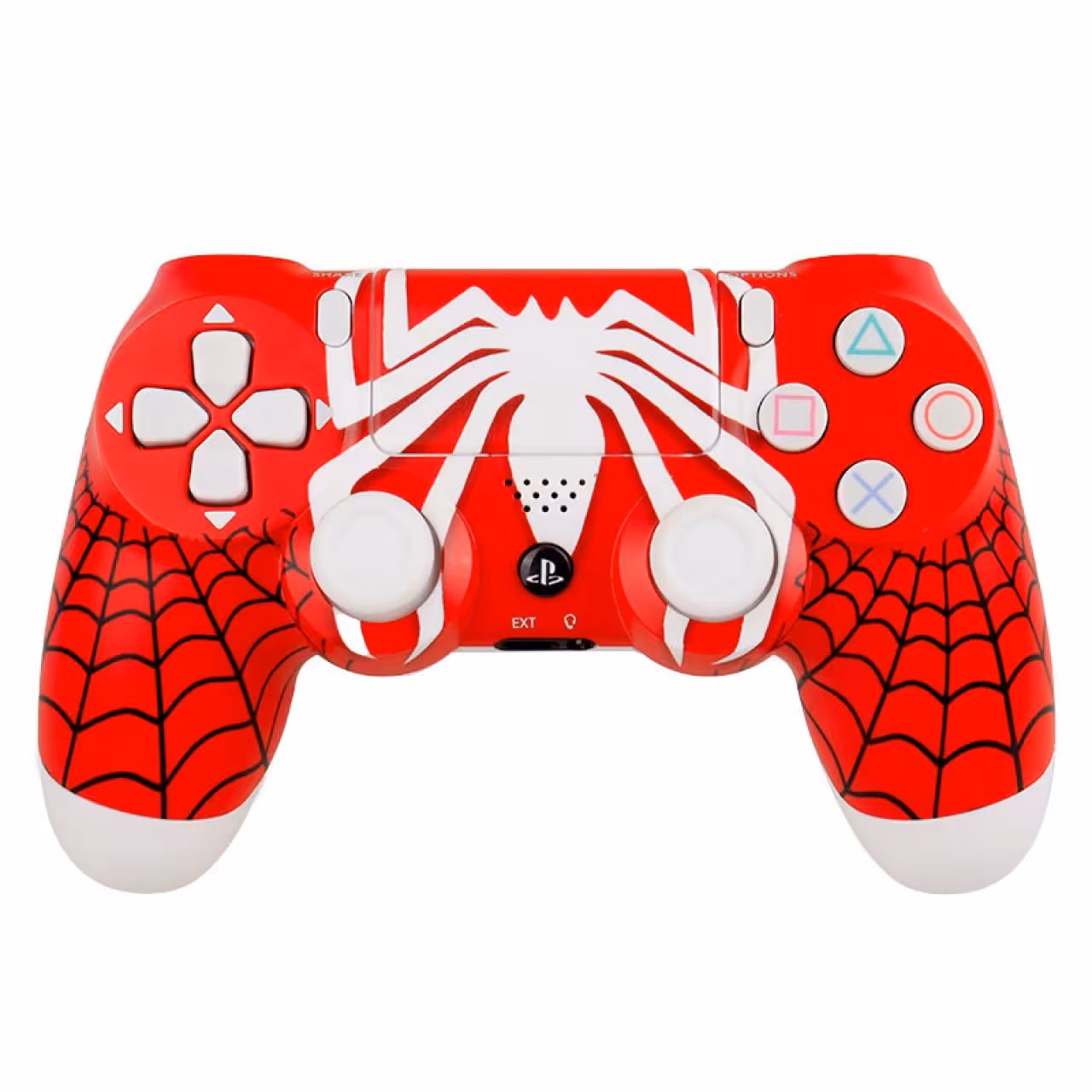 دسته بازی بی سیم سونی Dualshock 4 High Copy درجه یک طرح 3 Marvel's Spider-Man مناسب برای PS4