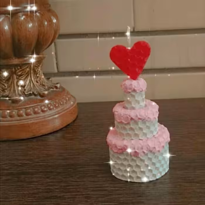 شمع کیکی موم عسلی