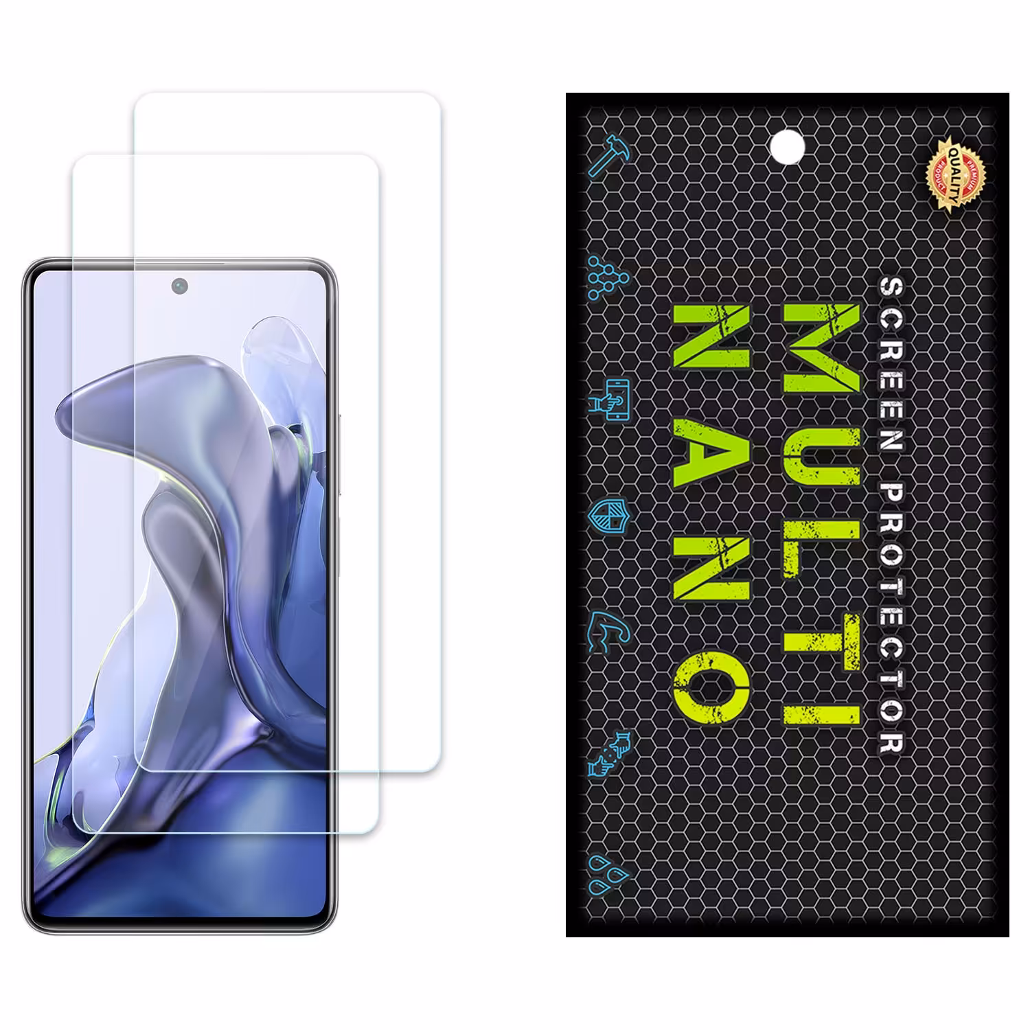 محافظ صفحه مولتی نانو مدل X-S2N برای موبایل شیائومی 11T Pro  پک دو عددی