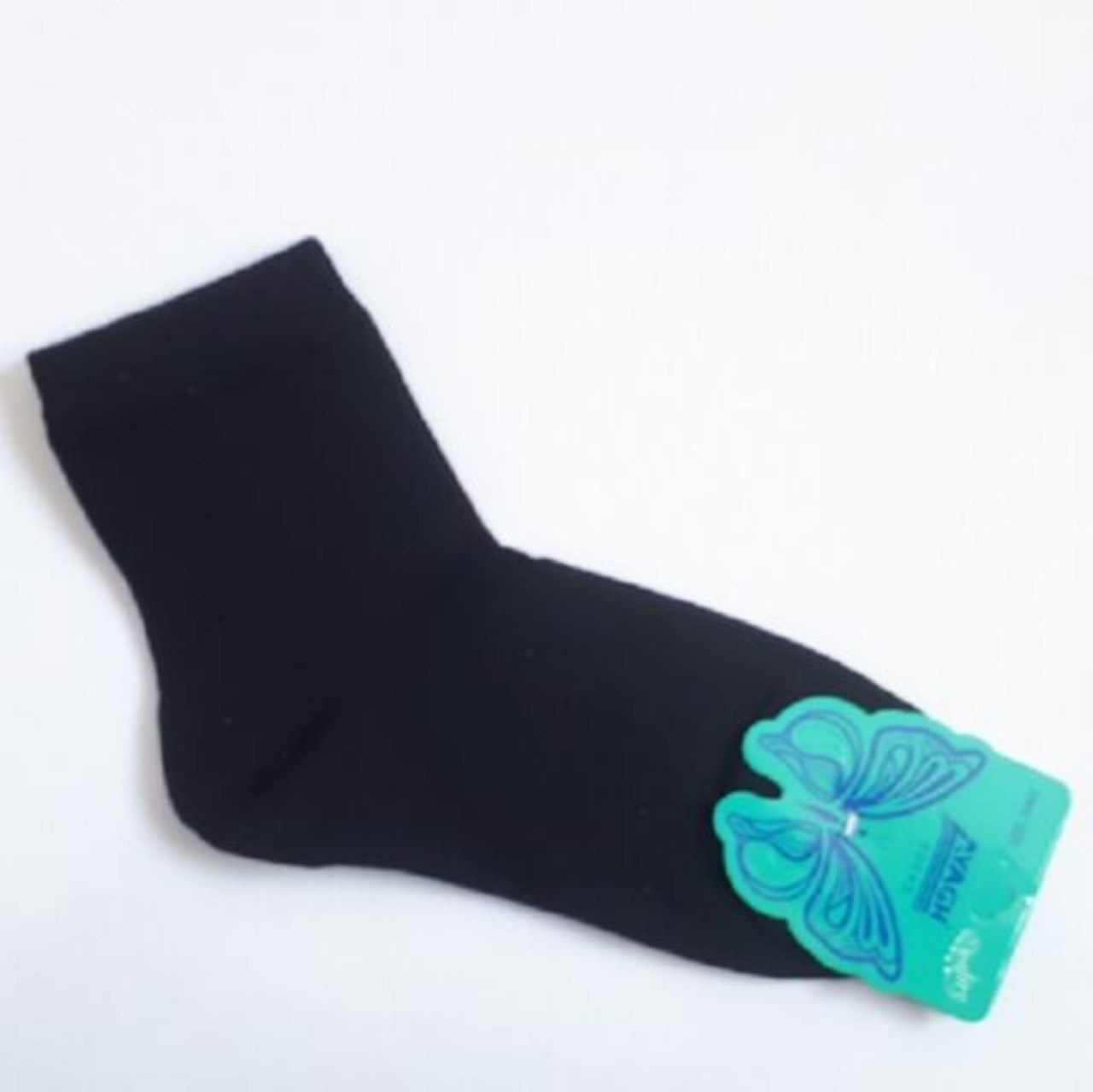 جوراب نیم ساق آیاق رنگ مشکی