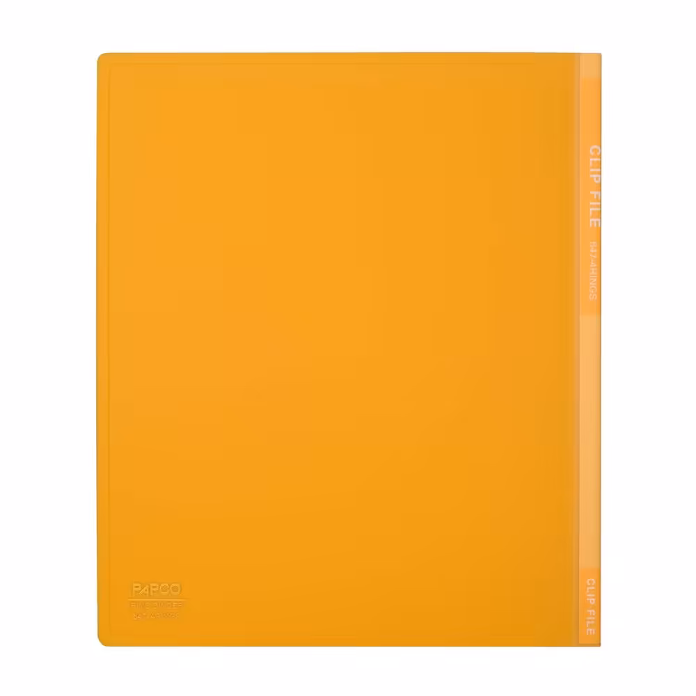 کلاسور 4 حلقه پاپکو مدل مات کد 647-4RING رنگ زرد