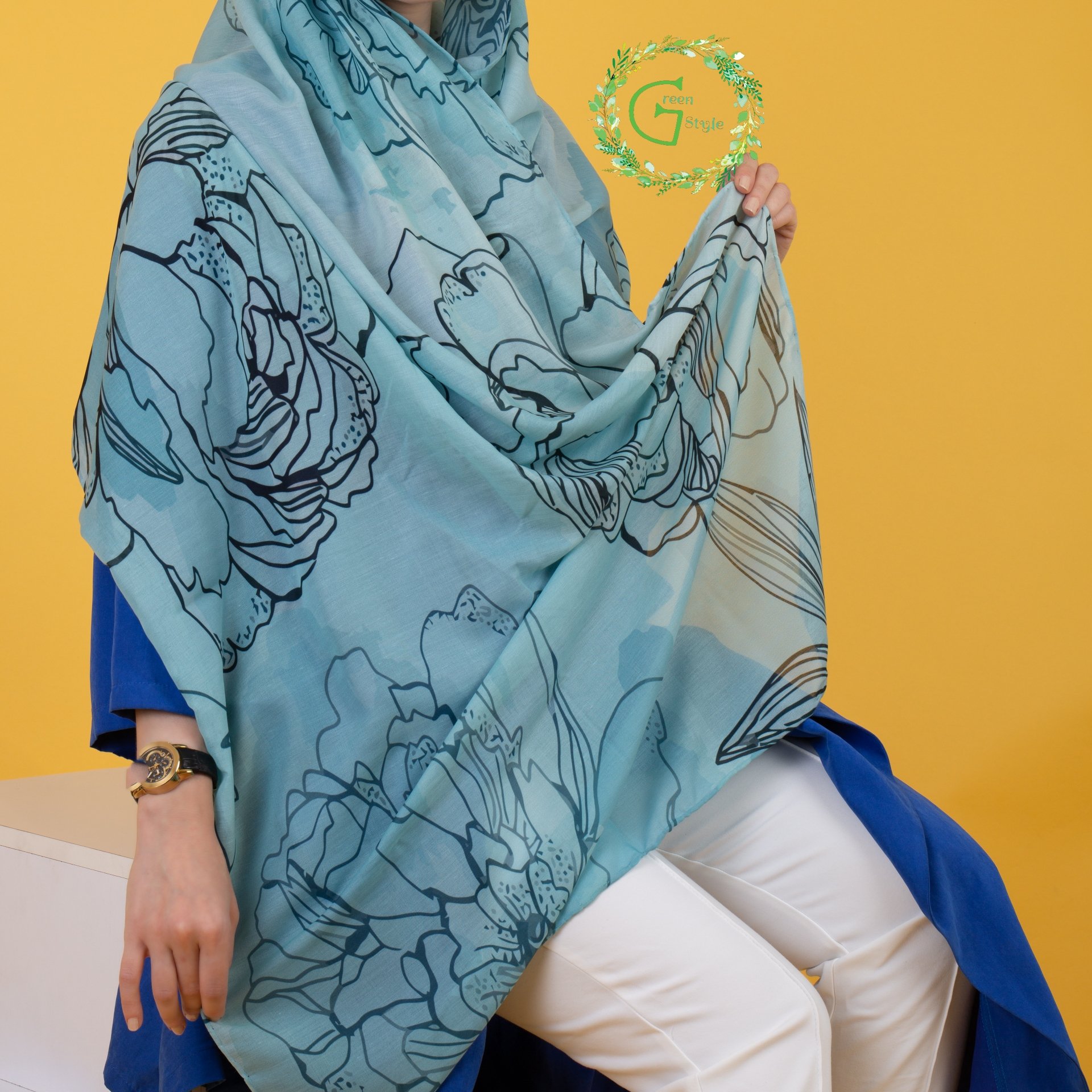 شال رز آبی
