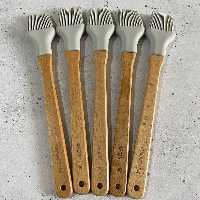 فرچه سیلیکونی دسته چوبی الگانت ( 30 سانتی )


