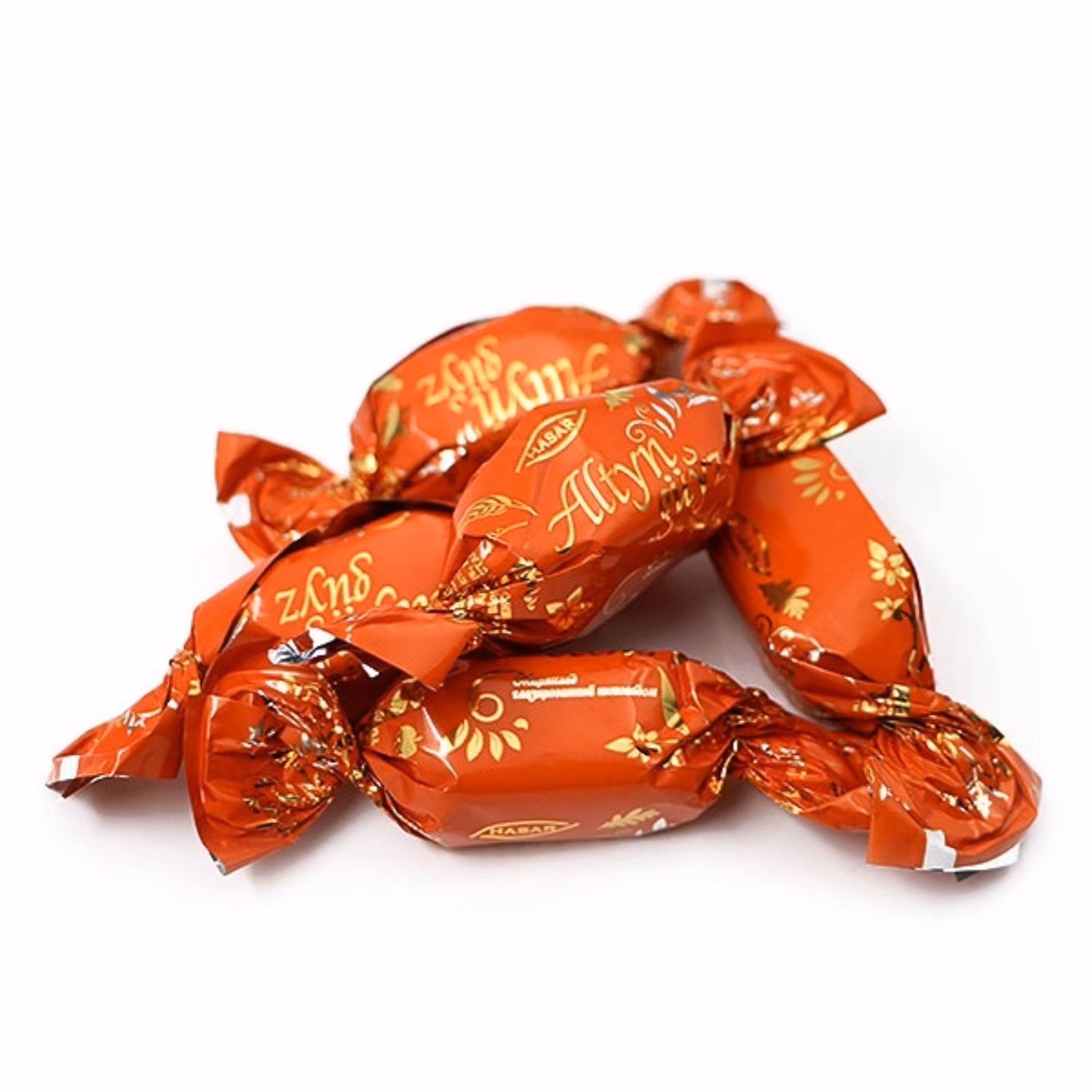 شکلات پرتقالی وانیلی آلتین گوز با مغز ژله ای Hasar وزن  1 کیلو