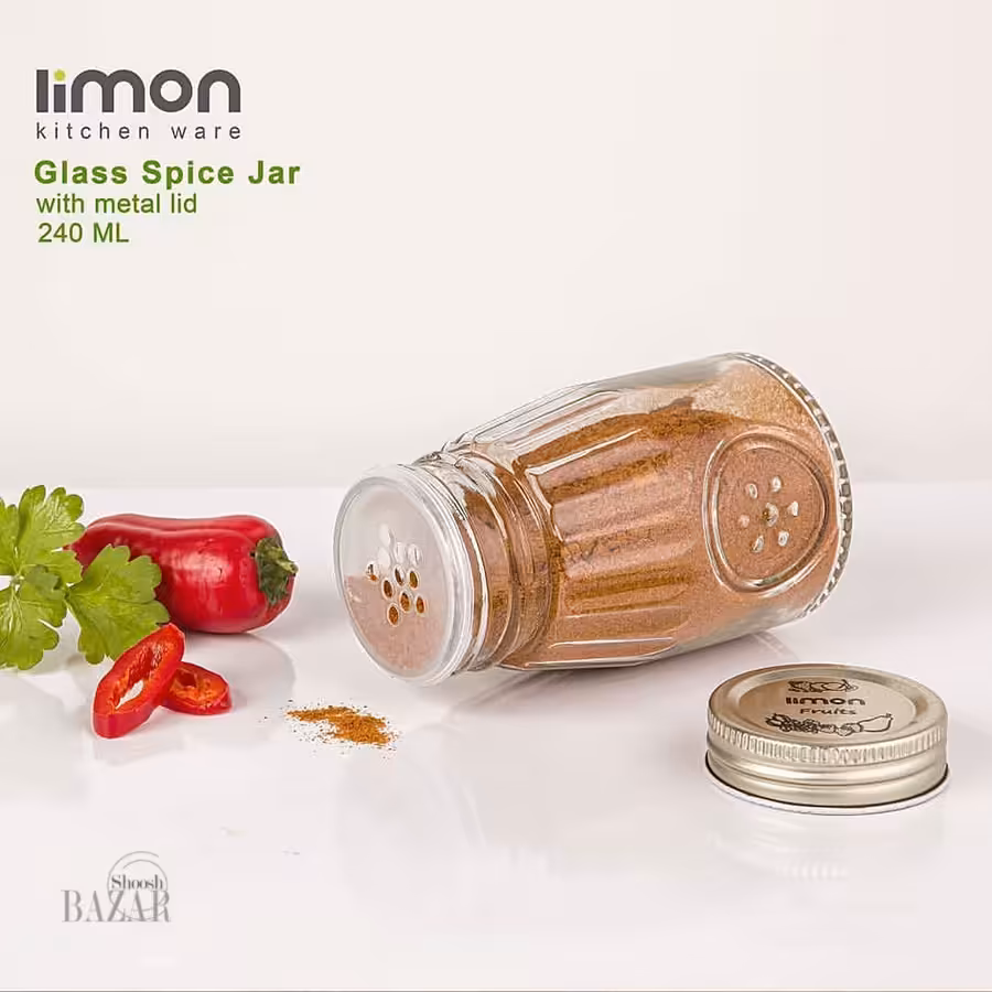 ادویه پاش مدل هوم مید 240 میلی‌لیتری سایز 5 لیمون کد 2039