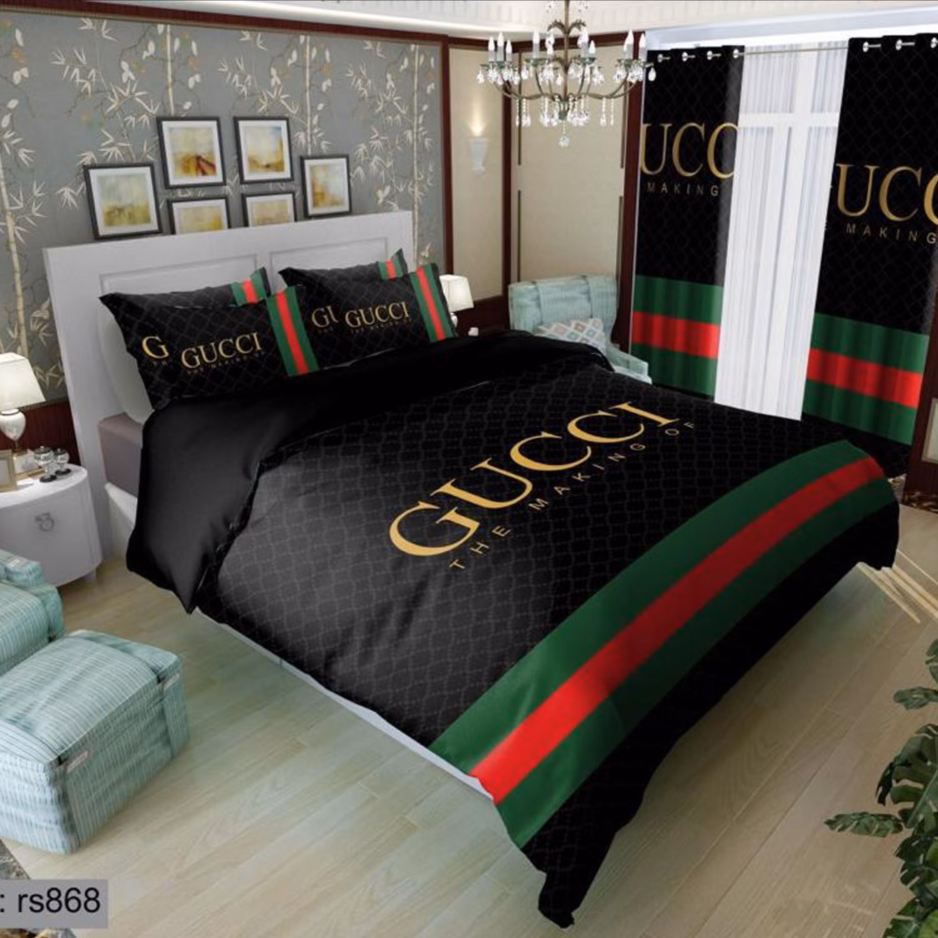 سرویس روتختی 1 نفره تنسل چاپی برندترک لند (Turk Land)  کد rs 868
