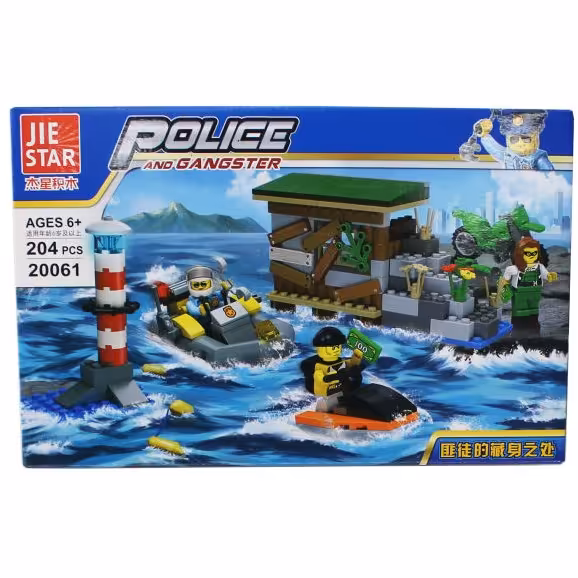 لگو ساختنی ژی استار سری Police and Gangster مدل 288-08
