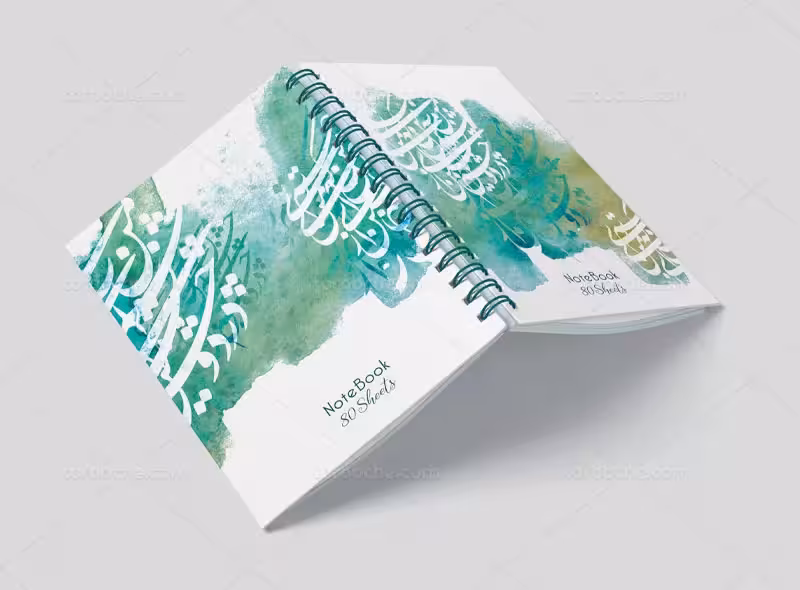 طرح جلد دفتر خوشنویسی | گرافیک با طعم تربچه