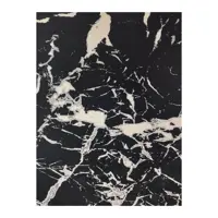 فرش ماشینی کاشان طرح k11m مشکی