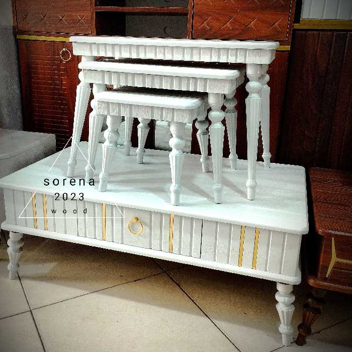 میز عسلی جلو مبلی  4 تیکه 