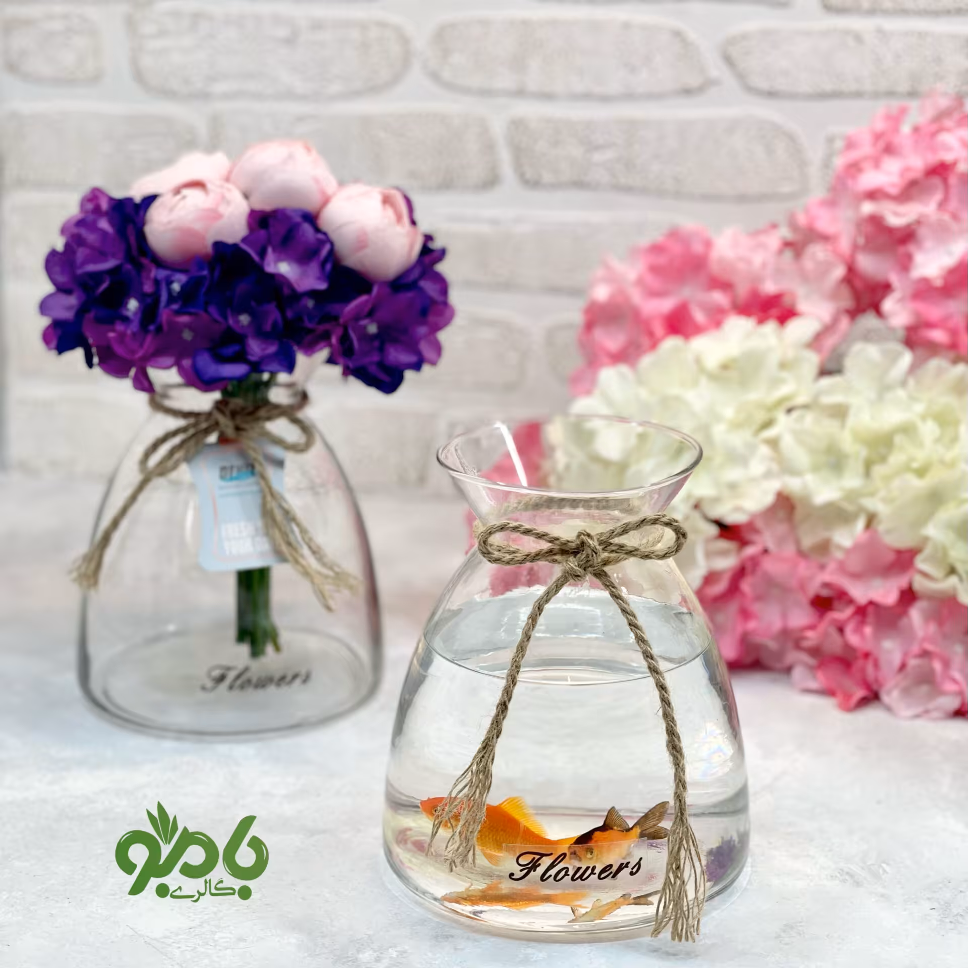گلدان شیشه ای دنیز کد 5000