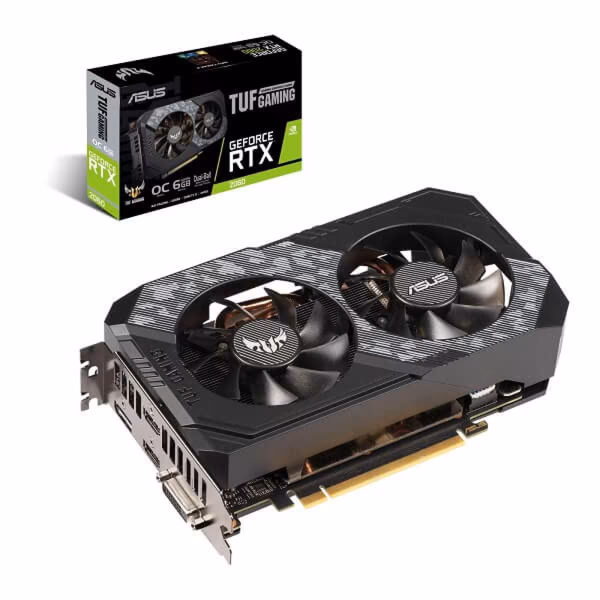کارت گرافیک ایسوس مدل RTX2060 TUF O6G GAMING D6