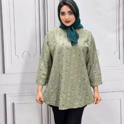 شومیز گلدار ارسال رایگان