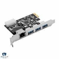 هاب اینترنال USB و کارت شبکه اوریکو مدل PNU-3A1R