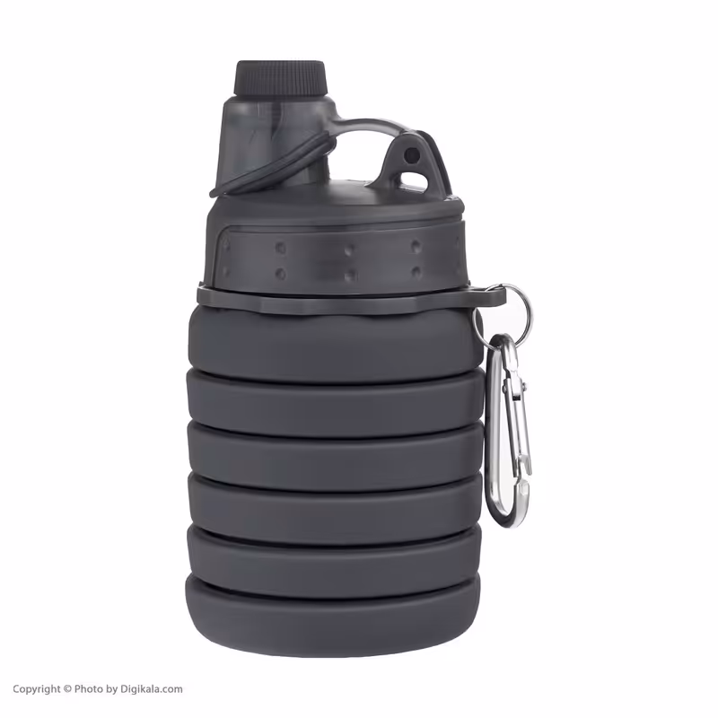 قمقمه سیلیکونی تاشو دسته دار با کیفیت 