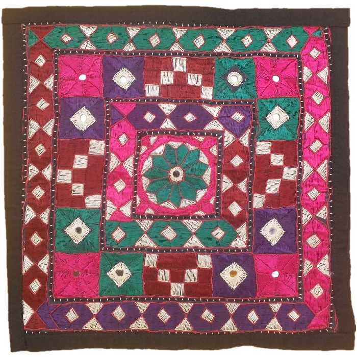 وسط میزی کوچک عسلی سوزن دوزی کد QUSOOZ73