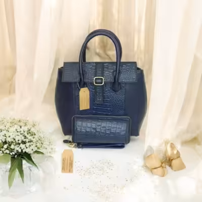 ست دو تکه کیف مجلسی و کیف پول