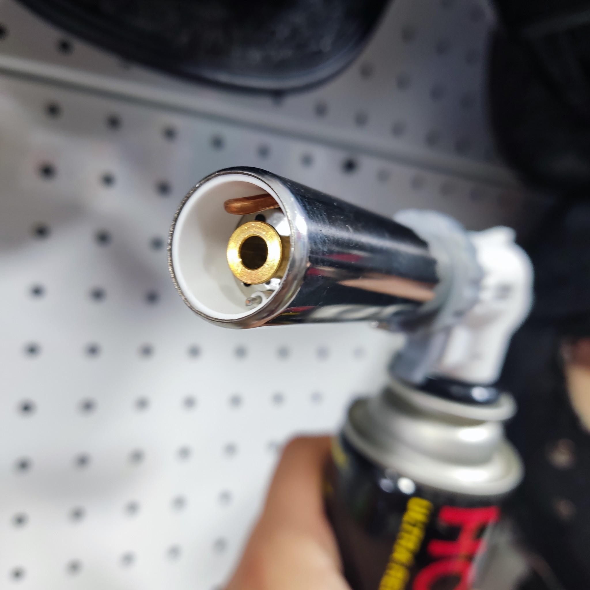 مشعل یا تورچ دستی فندک دار با شعله قابل تنظیم به سوزنی و شمعی