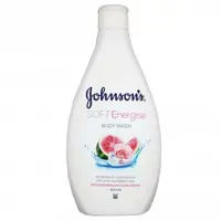 شامپو بدن جانسون رایحه هندوانه و گل رز Johnsons Soft Energise حجم 400 میلی لیتر

