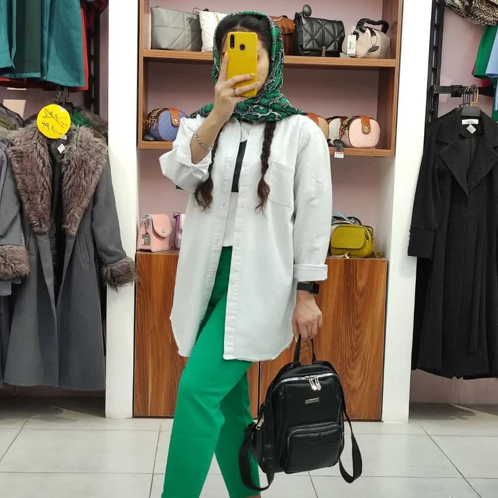مانتو کتان اسپورت