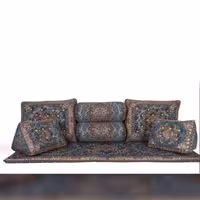 سرویس شاهنشین 7تیکه ترمه میخک