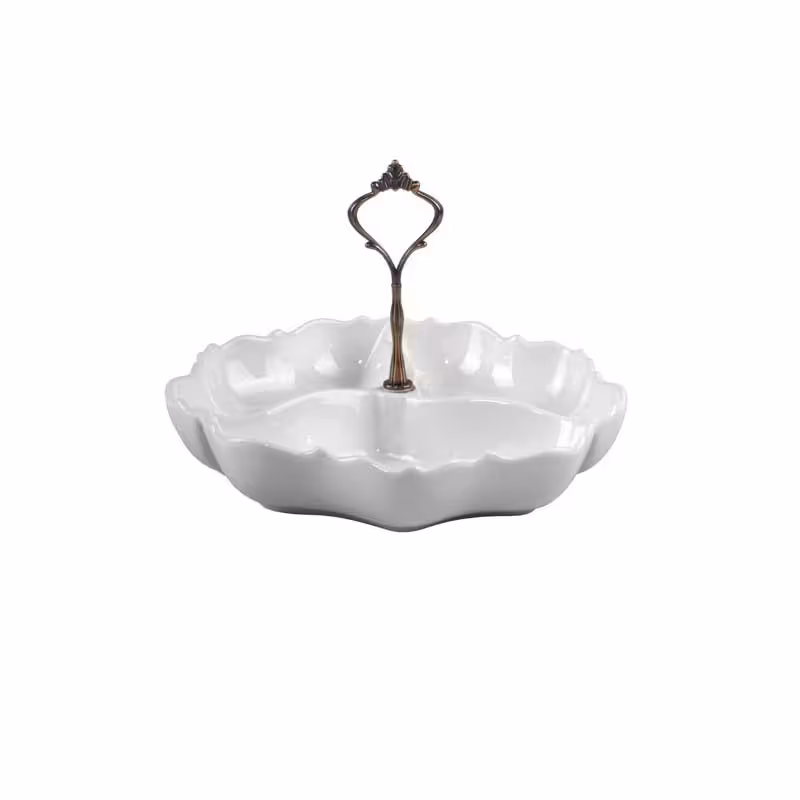 اردوخوری لبه طرحدار سرامیکی گلدکیش مدل GK509202