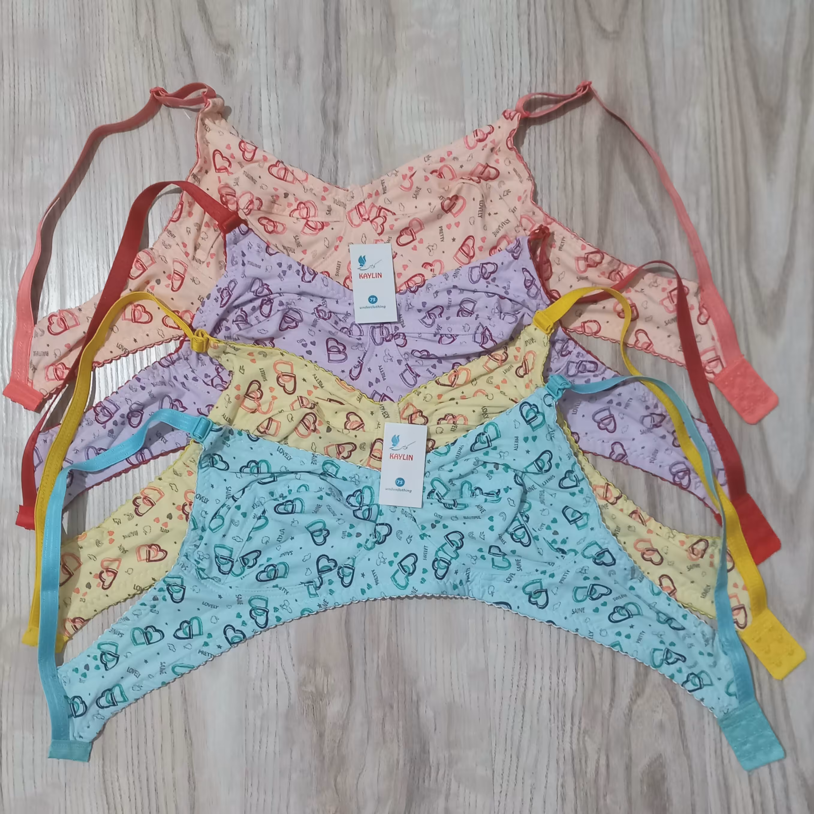 سوتین نخ پنبه دولایه سایز 70تا 85،سوتین نخی دخترانه،سوتین نخی زنانه