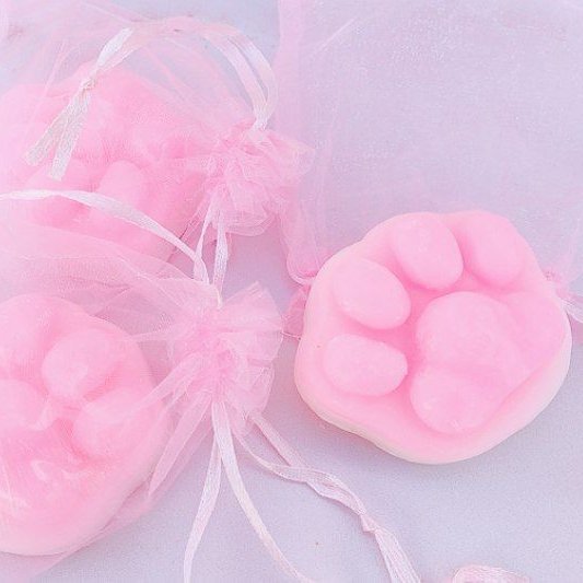 صابون ژله ای طبیعی پنجه گربه ای