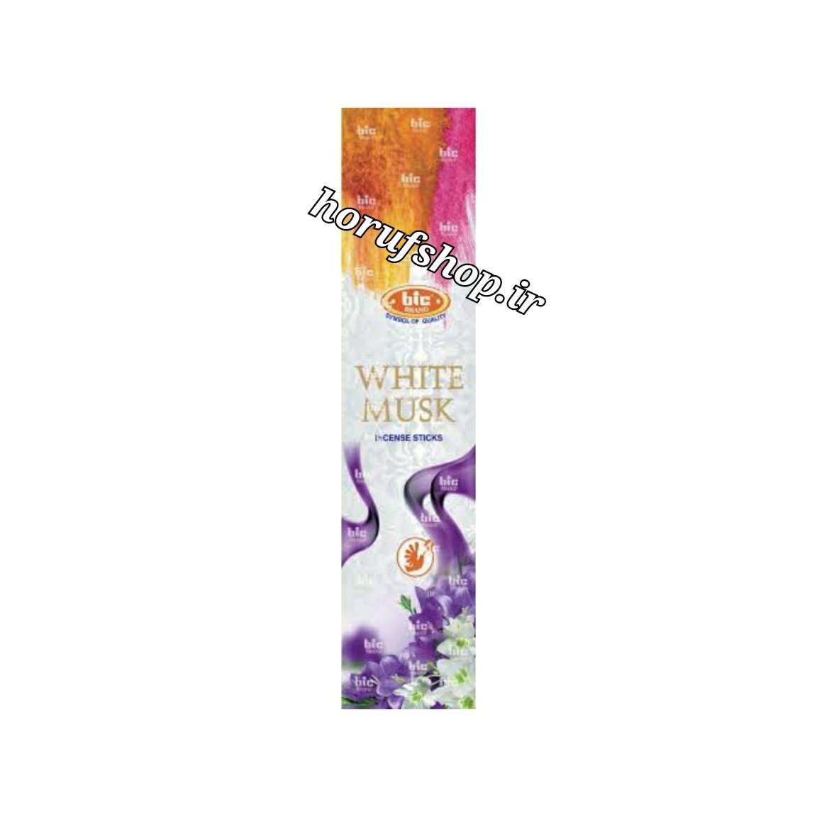 عود دست ساز مشک سفید white musk برند بیک ساخت کشور هندوستان