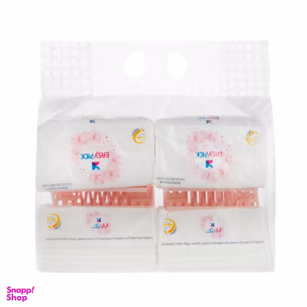 دستمال توالت 75 برگ ایزی پیک (Easy Pick) مدل Fantasy بسته 4 عددی