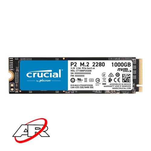 هارد اس اس دی کروشیال مدل M.2 NVMe با ظرفیت 1 ترابایت