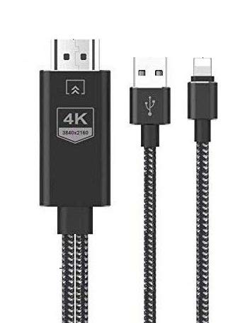 کابل تبدیل لایتنینگ به HDMI با USB برق اونتن مدل Lightning to HDMI Cable with USB power OTN-7519 NEW