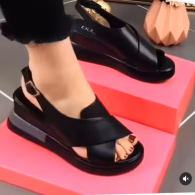 صندل ضربدری در دو رنگ سایز 37 تا40 ارسال رایگان