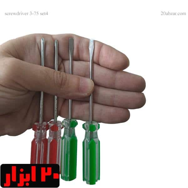پیچ گوشتی 4 عددی 75*3 میلی متر
