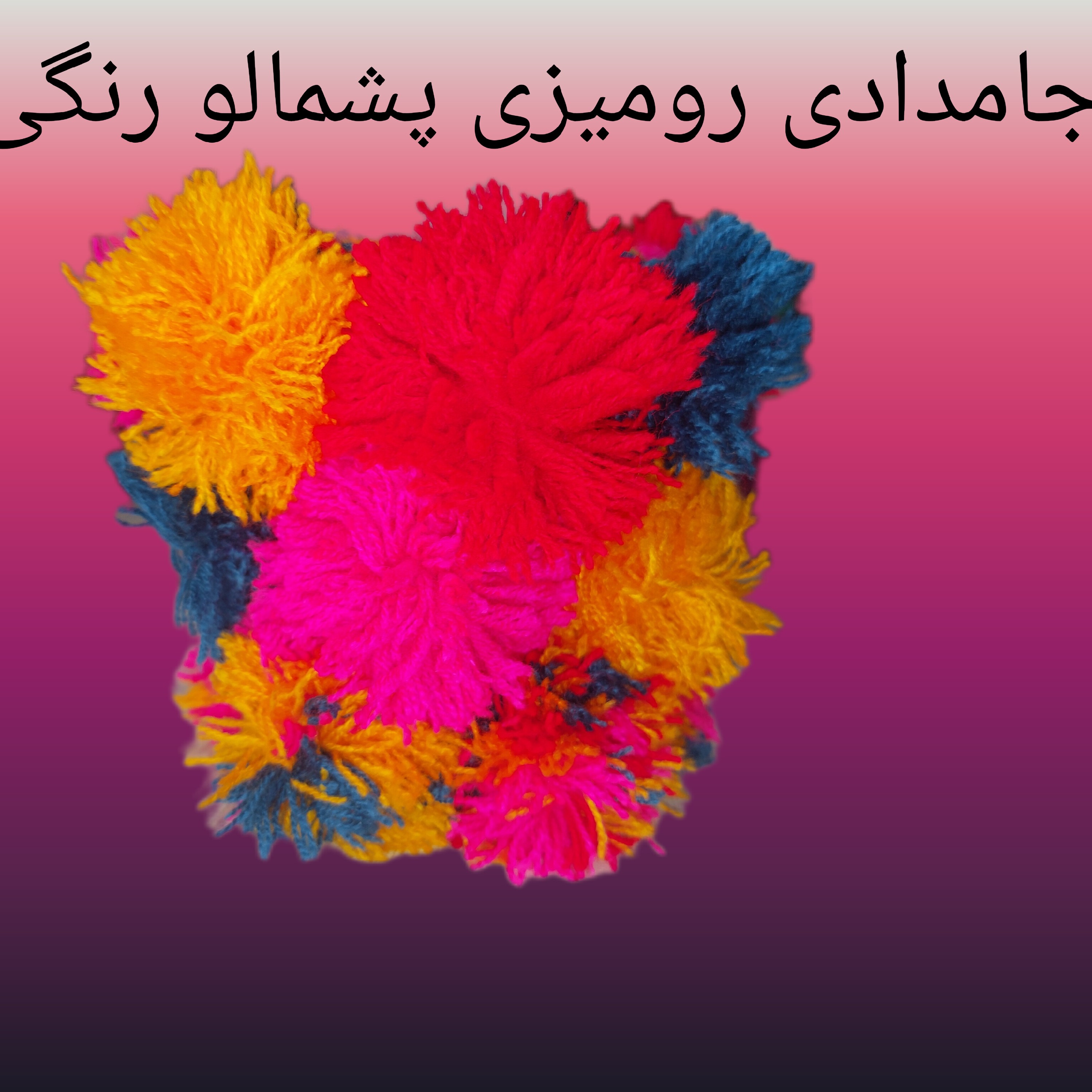 جامدادی رنگارنگ پشمالو