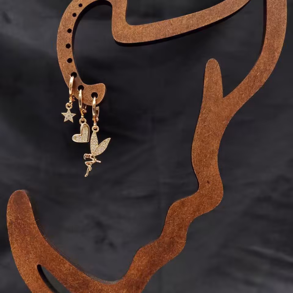 پک گوشواره سه تایی برند YSX مدل 549