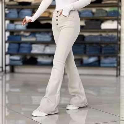 شلوار دمپا جلو دکمه