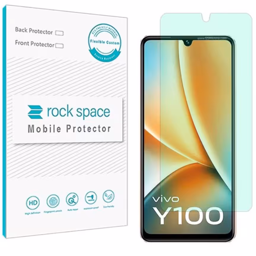 گلس   ویوو Y100 مدل نانو هیدروژل گرین لایت برند راک اسپیس   