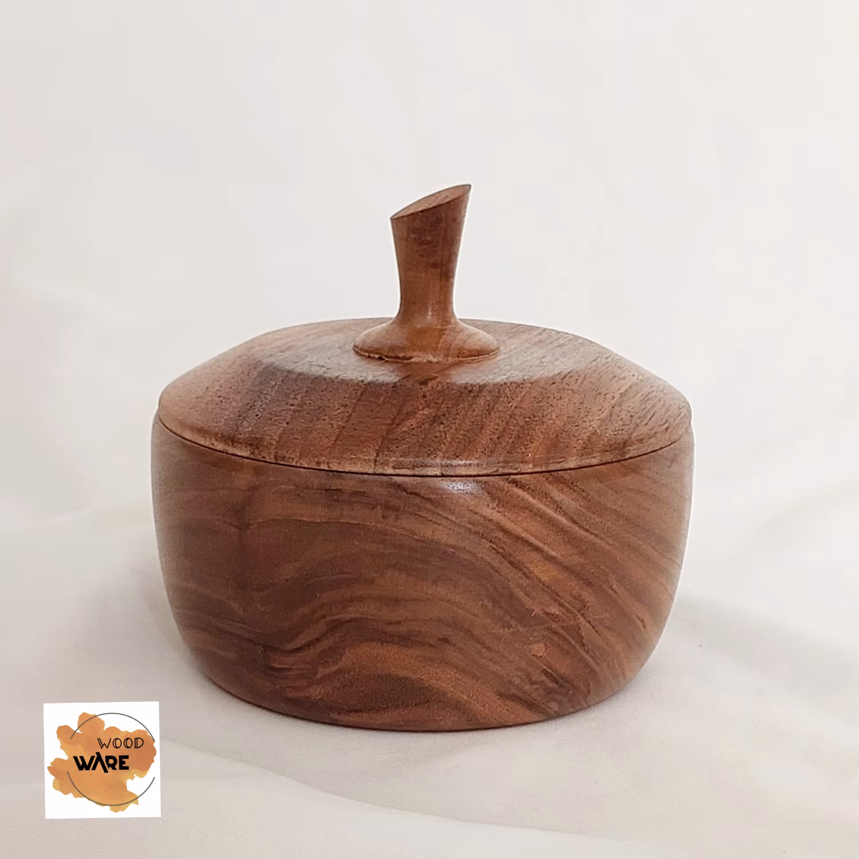 ظرف چوبی دردار قطر 12 سانت