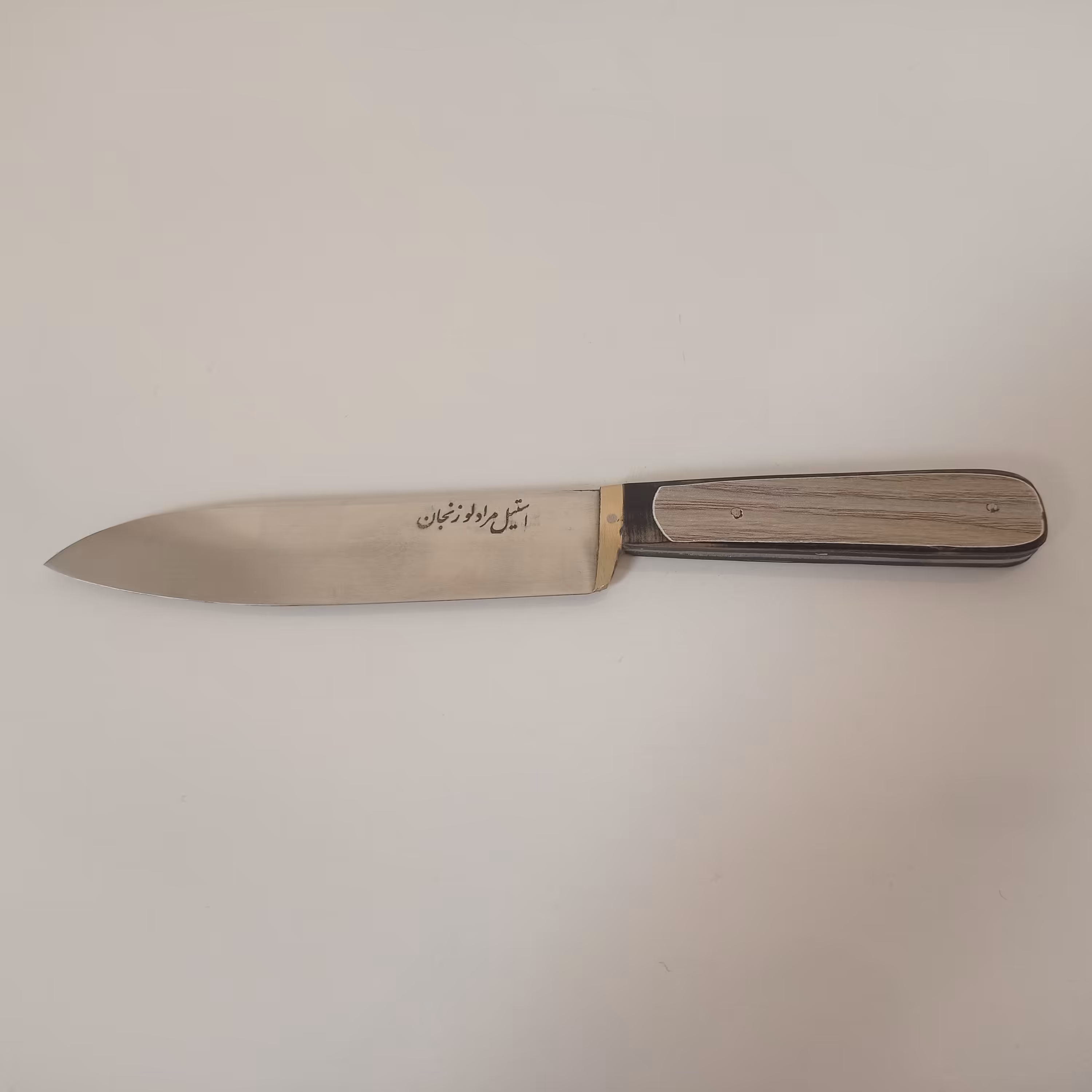 چاقو آشپزخانه استیل براق ضد زنگ مرادلو سایز 2 زنجانیها با کیفیت بالا 