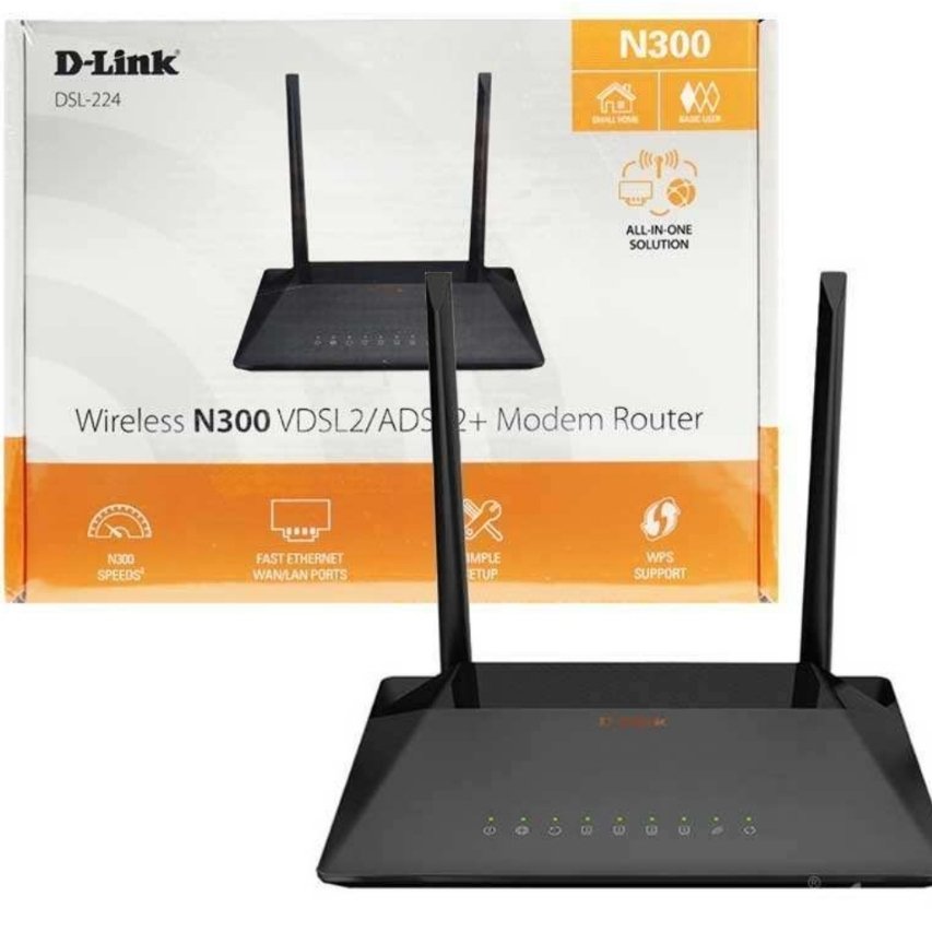 مودم وای فای دی لینک دو آنتن D-Link  WiFi modem 224