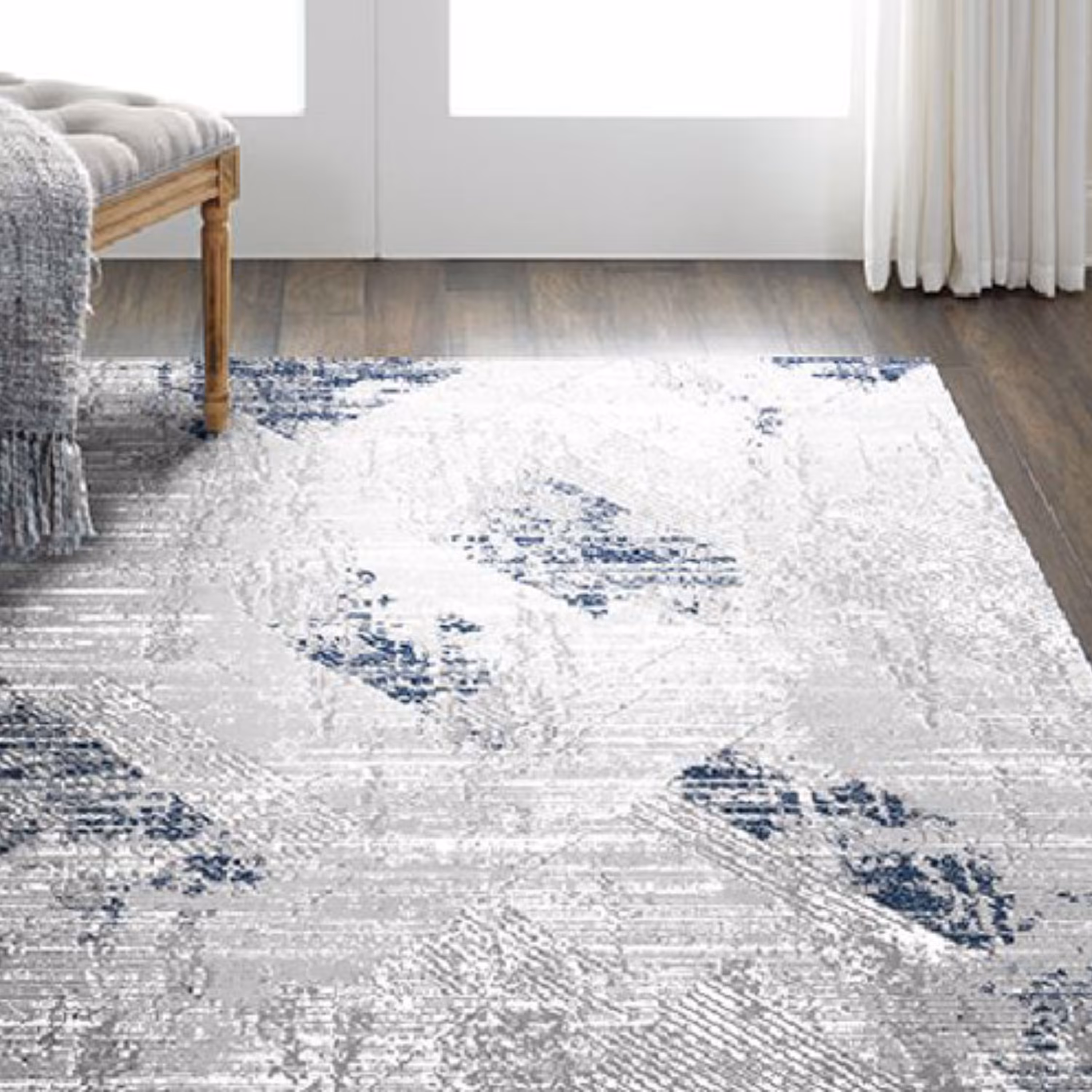 روفرشی کشدار (روکش فرش) شانل ضخیم  ضد آب و ضد لک سایز 4متری (قابل شستشو) کد 858