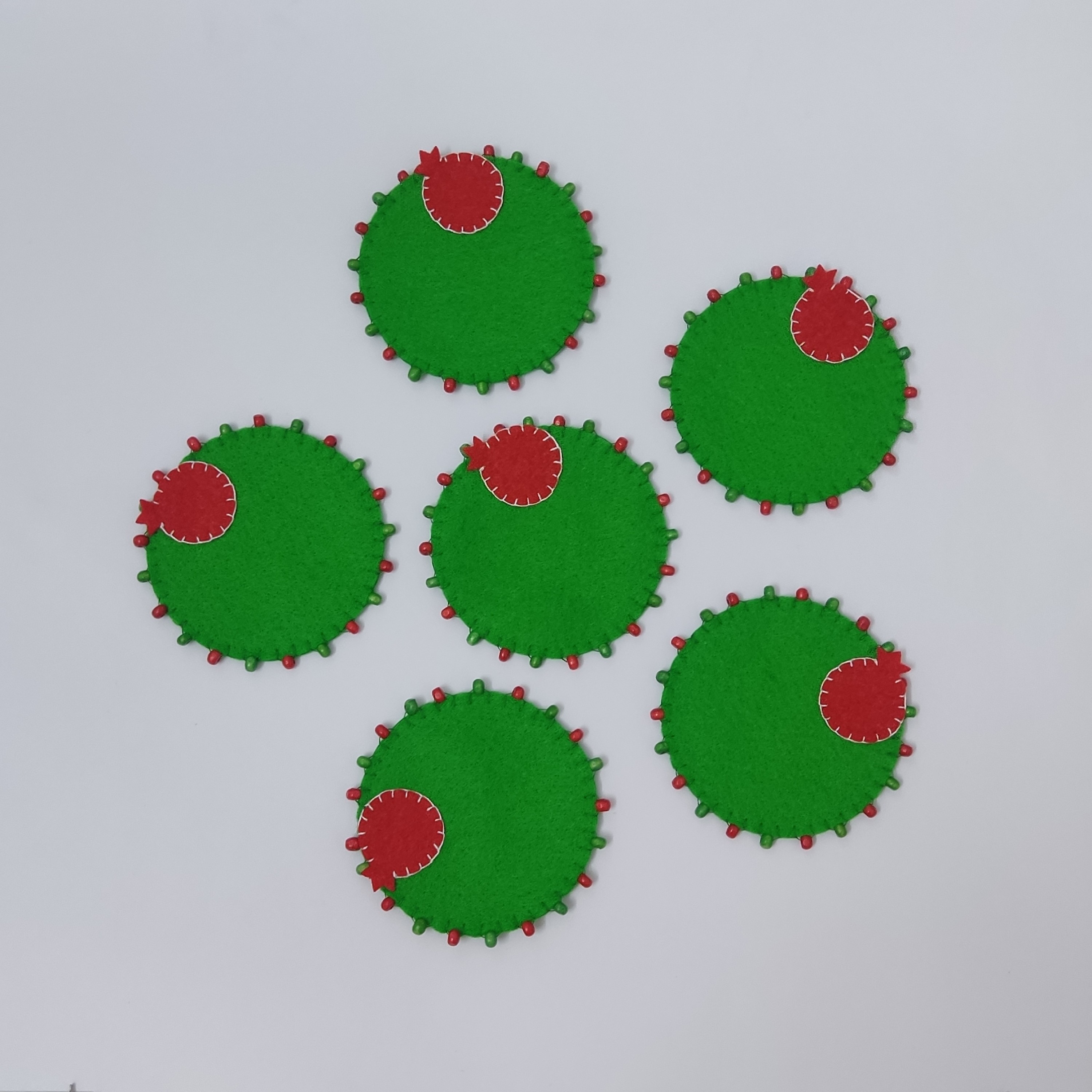 زیر لیوانی سری 6 عددی