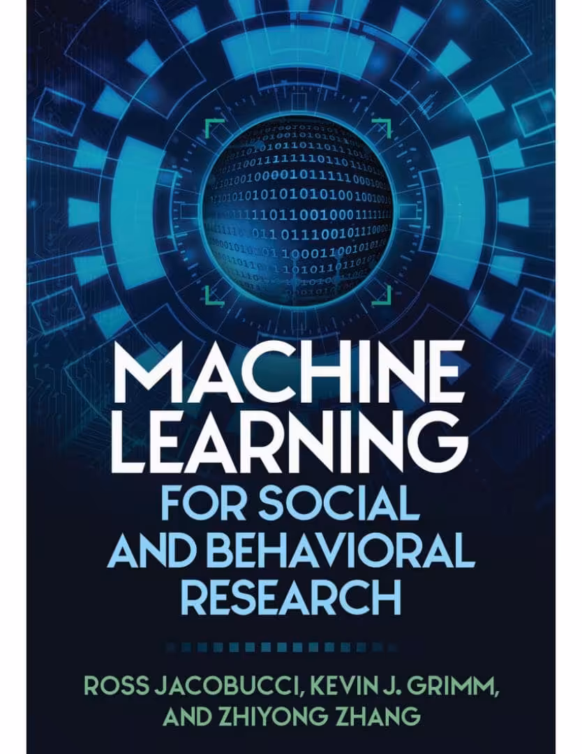 کتاب Machine Learning for Social and Behavioral Research