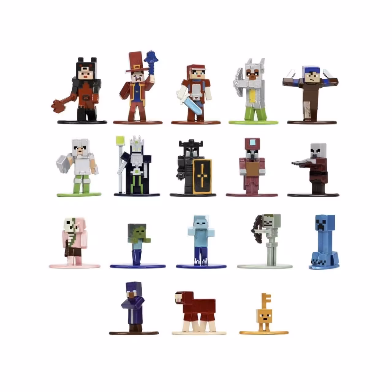 فیگور جادا فلزی مدل Minecraft بسته 18 عددی کد 1