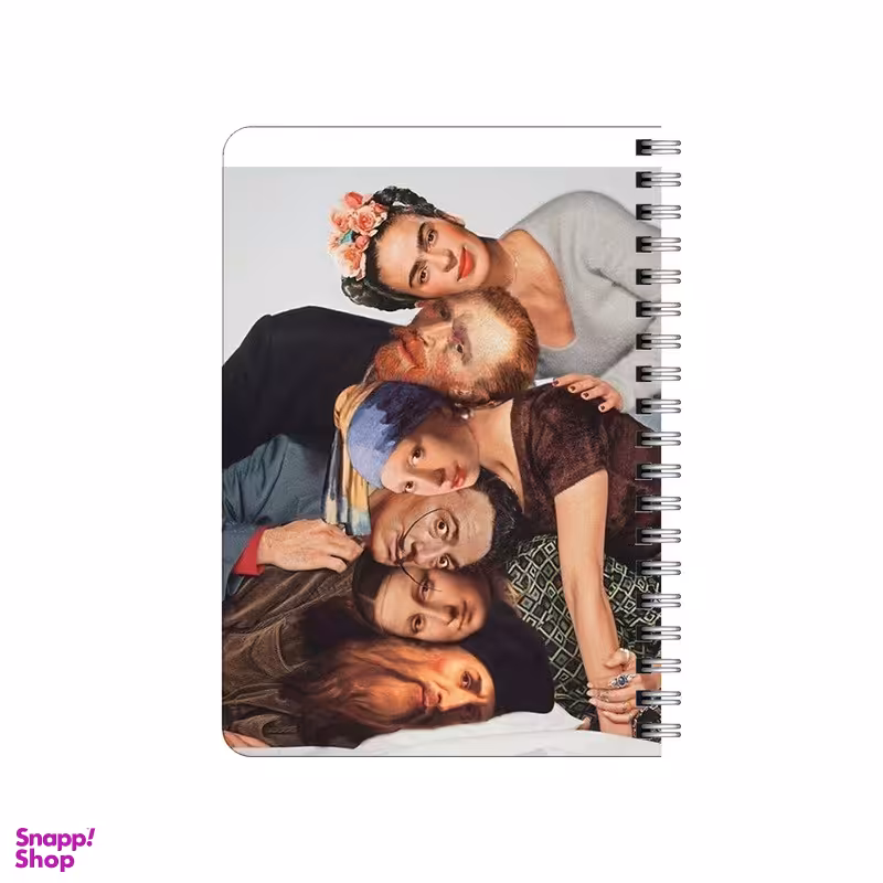 دفترچه یادداشت بامبیلیپ مدل چوبی طرح دورهمی هنرمندانه کد 3510022