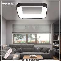 چراغ سقفی مربع والنتین ریموت دار دیمیبل