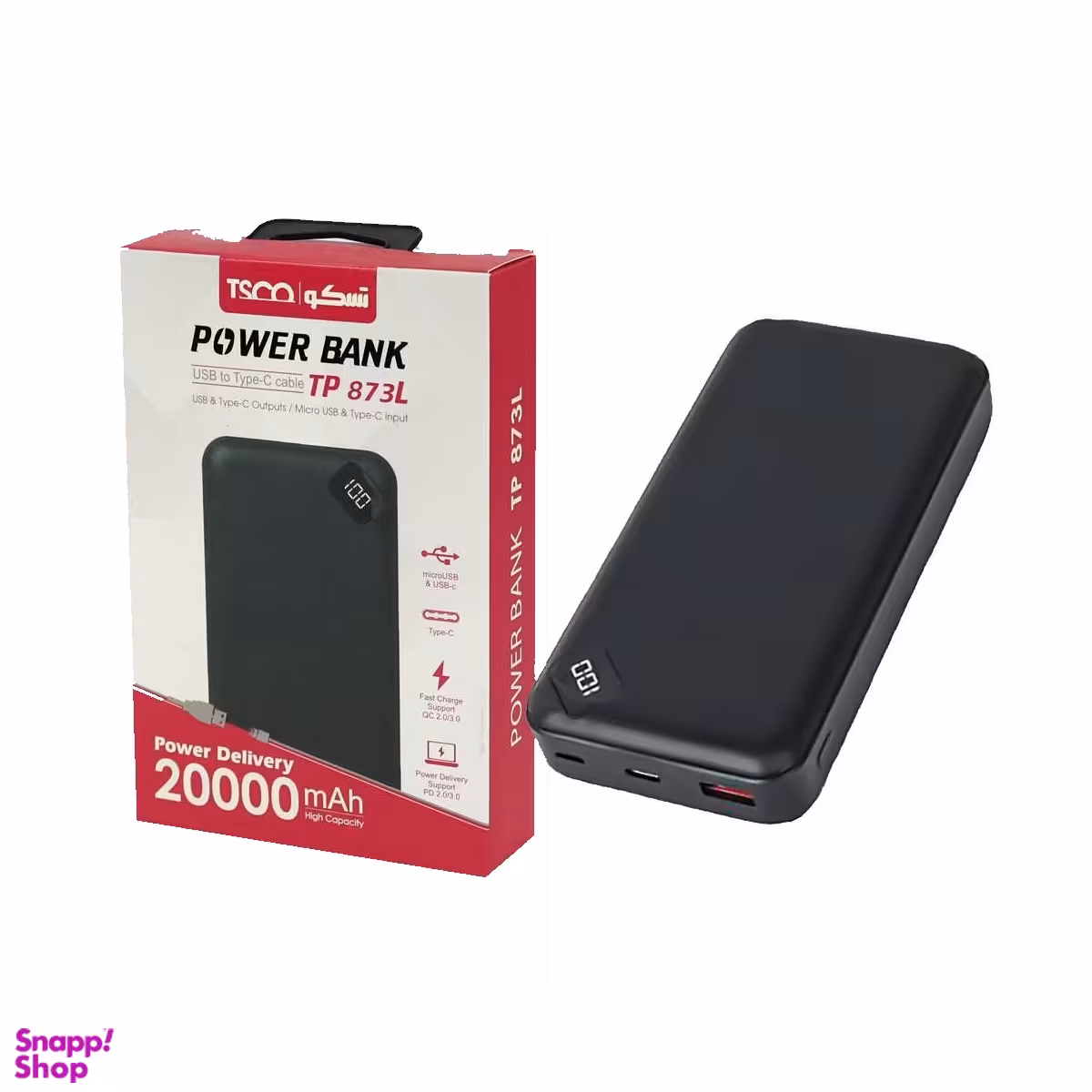 شارژر همراه تسکو (Tsco) مدل TP 873